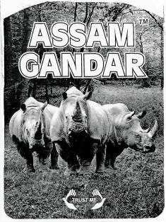 Assam Gandar, Device Of Rhinoceroses Standing In The Forest Device mark 2683608 Trademark