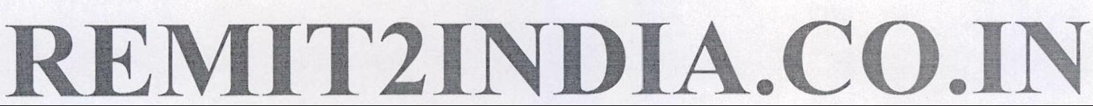 Remit2india.co.in Device mark 1636112 Trademark