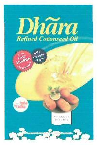 Dhara Refined Cottonseed Oil Device mark 2893182 Trademark