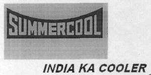 Summercool India Ka Cooler Device mark 2720283 Trademark
