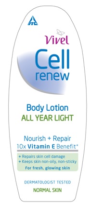 Vivel Cell Renew Body Lotion All Year Light Device mark 2755023 Trademark