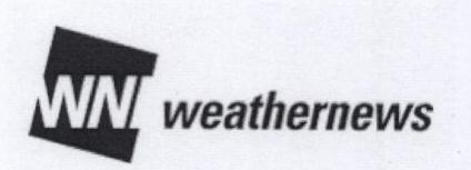 Win Weathernews With Device Device mark 1752653 Trademark