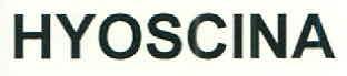 Hyoscina Device mark 2634483 Trademark