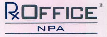 Rxoffice Npa Device mark 2462571 Trademark