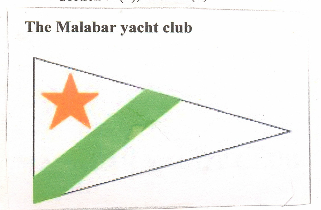 The Malabar Yacht Club ( Label) Device mark 1326914 Trademark