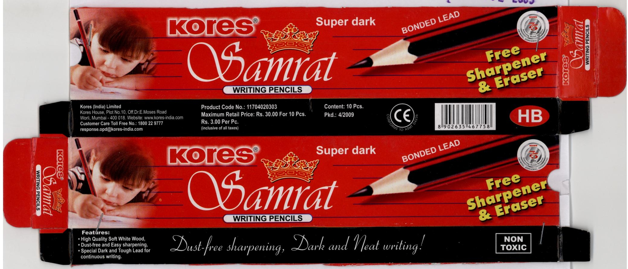 Kores Samrat Device mark 1844834 Trademark