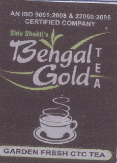 Bengal Gold Tea (device Of Cup) Device mark 2152630 Trademark