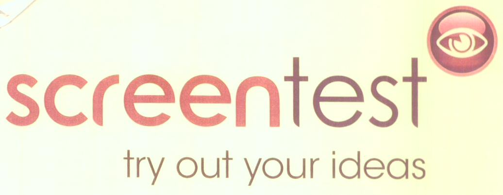 Screentest Try Out Your Ideas (label) Device mark 1623807 Trademark