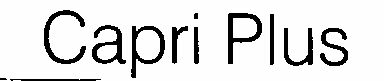 Capri Plus (label) Device mark 1428117 Trademark