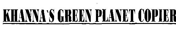 Khann`s Green Planet Copier (device) Device mark 2239609 Trademark