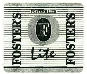 Fosters Lite Foster's Device mark 1060727 Trademark