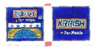 Krrish Pan Masala (label) Device mark 1499215 Trademark
