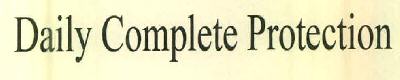 Daily Complete Protection Device mark 2841537 Trademark