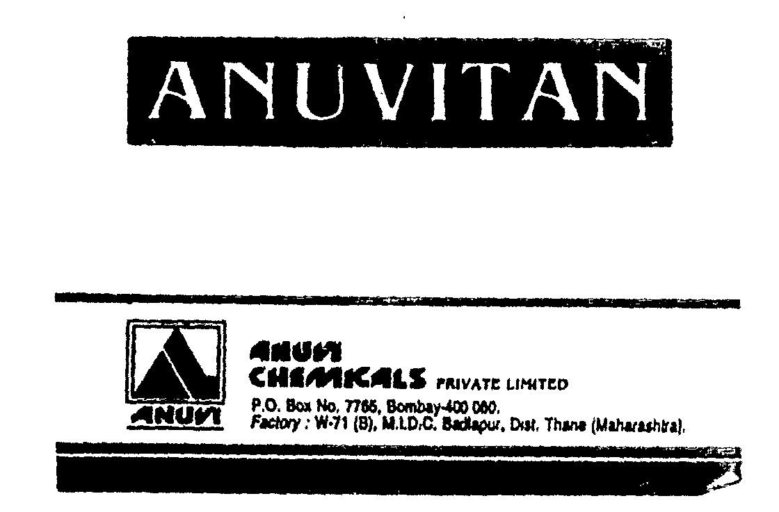 Anuvitan Device mark 598703 Trademark