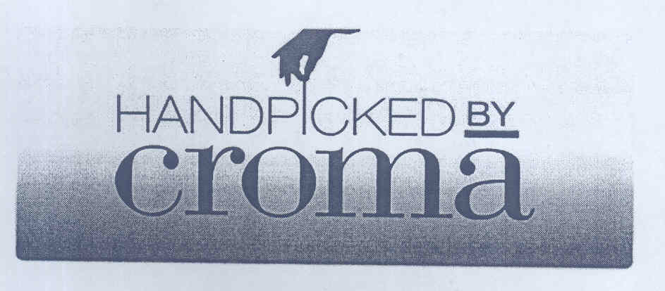 Handplcked By Croma (label) Device mark 1765053 Trademark