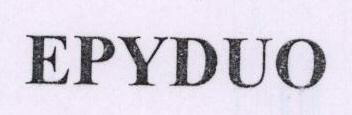 Epyduo Device mark 1515149 Trademark