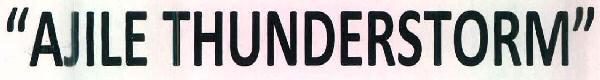 "ajile Thunderstorm" Device mark 2818035 Trademark