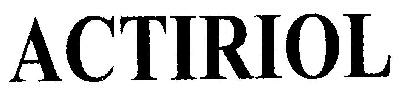 Actiriol (device) Device mark 2595943 Trademark