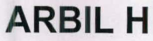 Arbil H Device mark 2389863 Trademark