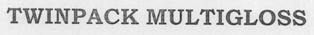 Twinpack Multigloss Device mark 2222267 Trademark