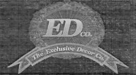 Ed Co. The Exclusice Decor Co. With Device Device mark 2118821 Trademark