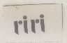 Riri(label) Device mark 878578 Trademark