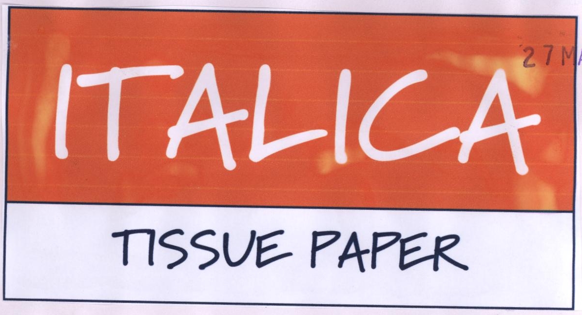 Italica Tissue Paper Device mark 1822645 Trademark