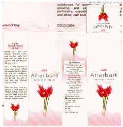 Afterbath (label) Device mark 1328049 Trademark