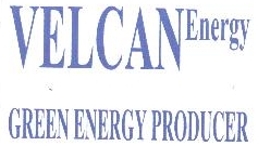 Velcan Energy Green Energy Producer (label) Device mark 1559480 Trademark