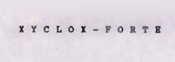 X Y C L O X - F O R T E Device mark 644142 Trademark
