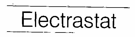Electrastat (label). Device mark 1428112 Trademark