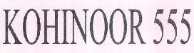 Kohinoor 555 Device mark 2499615 Trademark