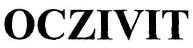 Oczivit Device mark 1787112 Trademark