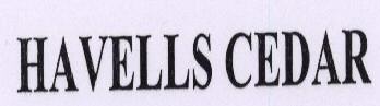 Havells Cedar Device mark 1663750 Trademark