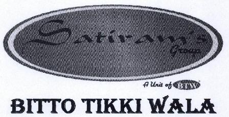 Satiram"s Group Bitto Tikki Wala Device mark 1771590 Trademark