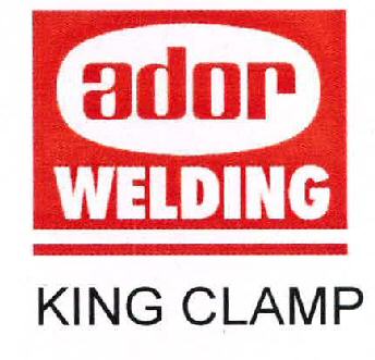 Ador Welding King Clamp Device mark 2617256 Trademark