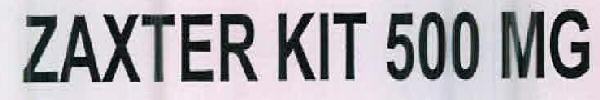 Zaxter Kit 500 Mg Device mark 2381077 Trademark