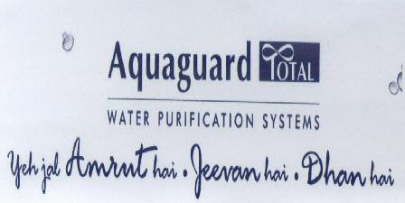 Aquaguard Total With Label Device mark 1746128 Trademark