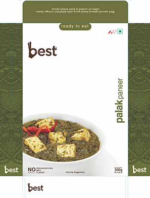 Best Palak Paneer (label) Device mark 2558390 Trademark