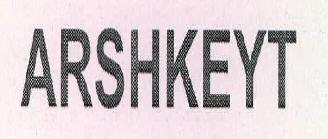 Arshkeyt Device mark 2270475 Trademark