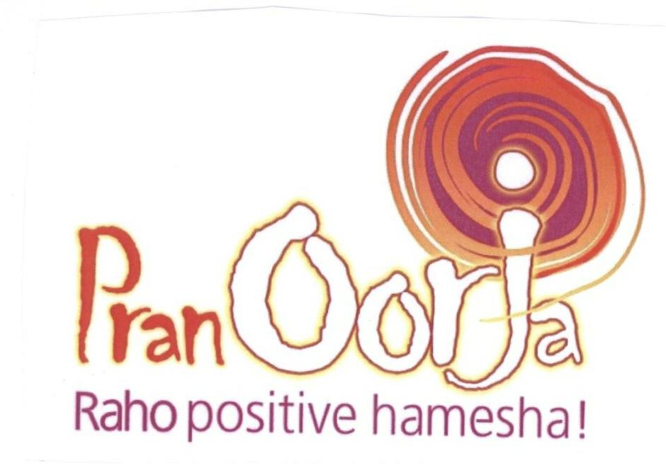 Pran Oorja (label) Device mark 1679933 Trademark