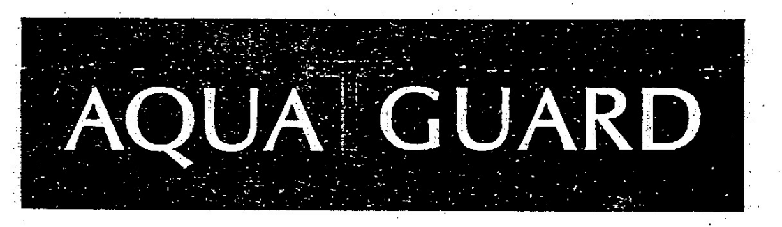 Aquatguard (lable) Device mark 1180861 Trademark