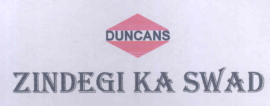 Duncans, Zindegi Ka Swad Device mark 1618358 Trademark