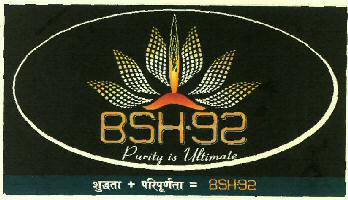 Bsh-92 (label) Device mark 2784655 Trademark