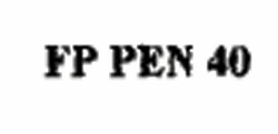 Fp Pen 40 Device mark 968891 Trademark