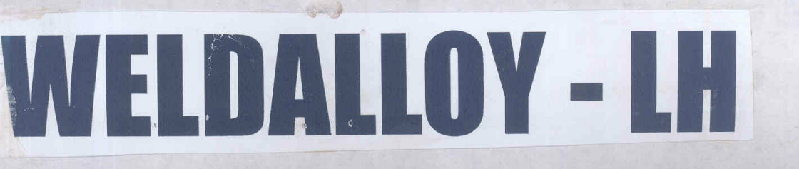 Weldalloy - Lh (label) Device mark 1746559 Trademark