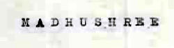 M A D H U S H R E E Device mark 818515 Trademark