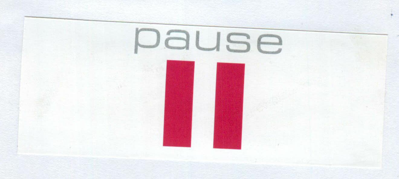 Pause (label) Device mark 1574679 Trademark