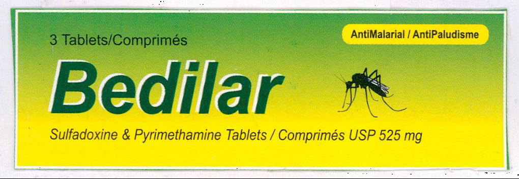 3 Tablets/comprimes Bedilar Device mark 2086054 Trademark