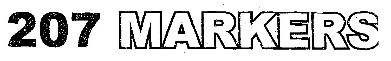 207 Markers ( Label) Device mark 1407466 Trademark
